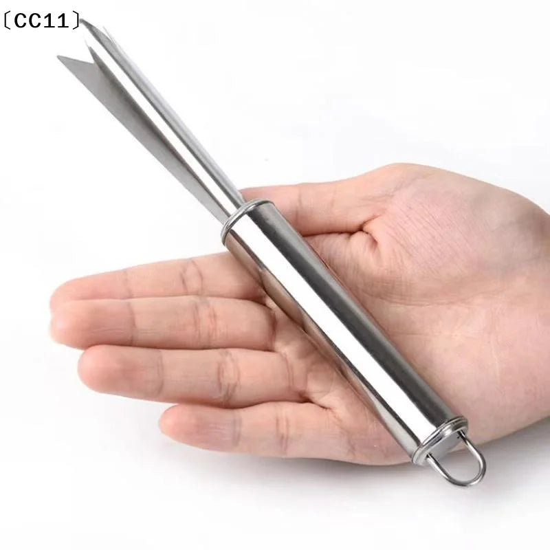 Stainless Steel Pineapple Eye Peeler Shovel Tip Rust Resistant Handle Qme
