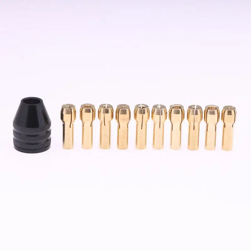 Lot 0 5- Brass Nut Accessories Mini Drill Collet Chuck Rotary Tool Qme A