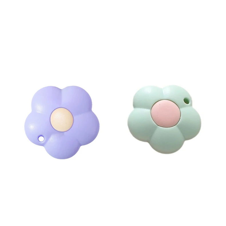 1-3pcs Cuter Mini Flowers Utility Knife Box Knife Paper Cutter Letter Opener Art Paper Cutter Kawaii Stationery Qme 1purple 1green