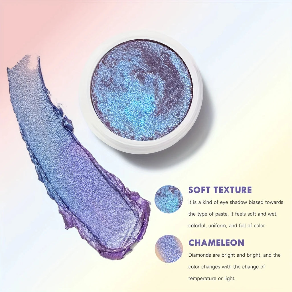 3-Color Mashed Potatoes Eyeshadow Cream Luxurious Creamy Texture Qme