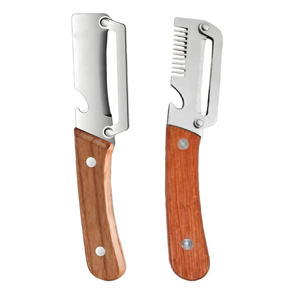 2pcs Kitchen Vegetable Peeler Stainless Steel Sugarcane Knifes Multi-Function Potato Pumpkin Peeler Tools Kitchen Cooking Tools Qme