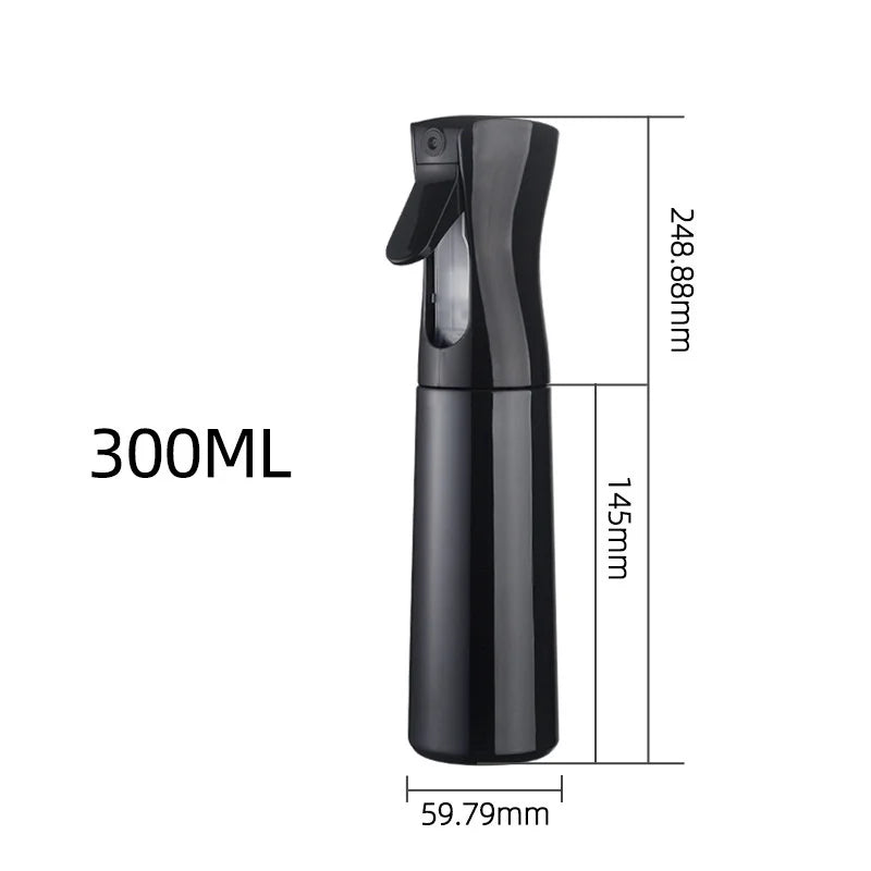 100 Hairdressing Spray Bottle Salon Barber Fashion Hair Tools Water Qme Black-300ML China Mainland