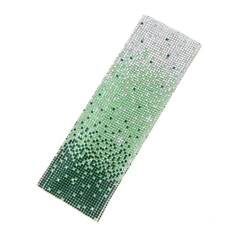 Glitter Rhinestones Wireless Microphone Sleeve Bling Decorative Qme A4