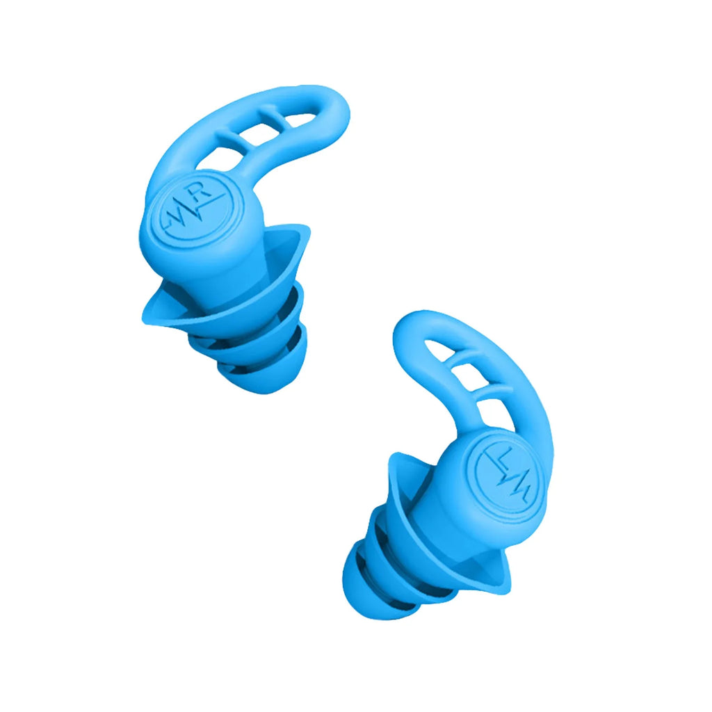 Waterproof Reusable Silicone Colorful Swim Earplugs for Adults Multifuntion Soft and Comfy Noise Reduction Sleeping Ear Clips Qme Blue