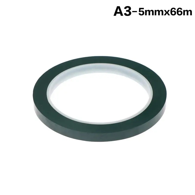 Wear Resistant Desktop Marking Tape 5 66M Self Adhesive Positioning Qme 5mm Green