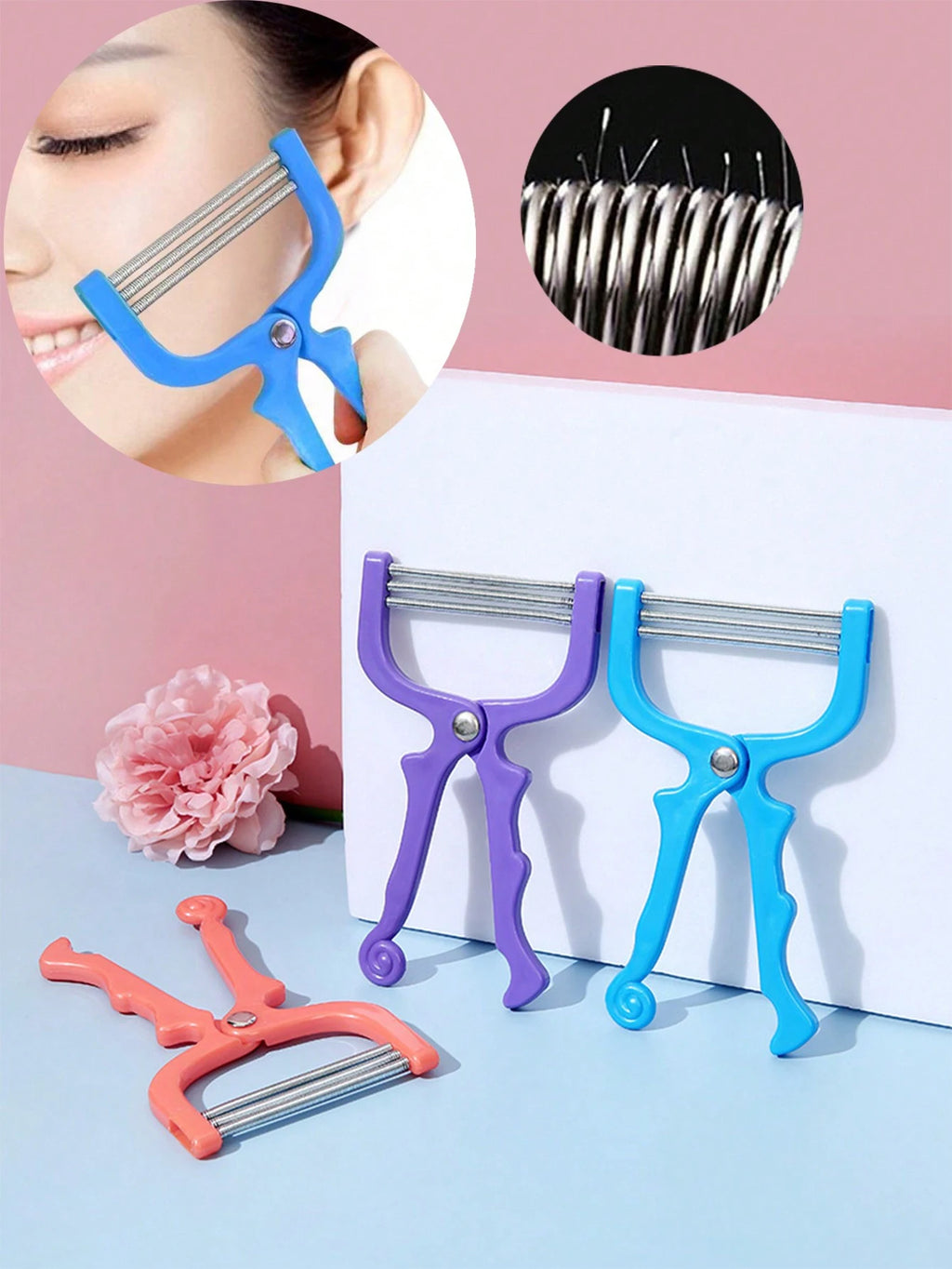 Facial Body Care Tool Hair Removal Spring Wire Stick Makeup Qme