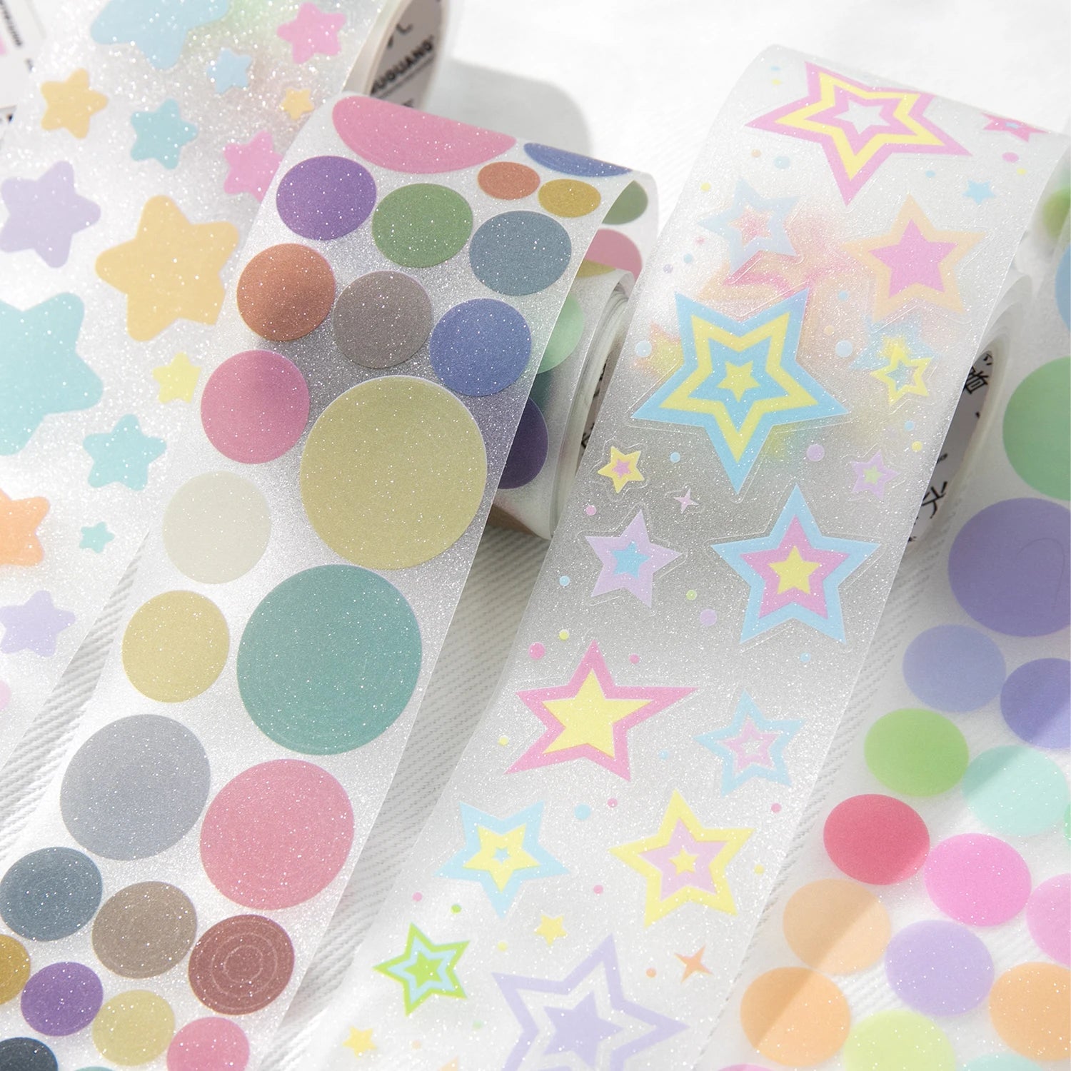 50mm*2m Cute Watercolor dots Series Washi Tape Kawaii Decorative Adhesive Scrapbook stickers Hand Made Masking Tape Stationery Qme