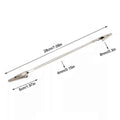 3pcs Double-ended Mosquito-repellent Incense Clip Universal Crocodile Clip Bracket Broken Incense Clip Extended Hose Qme 18cm
