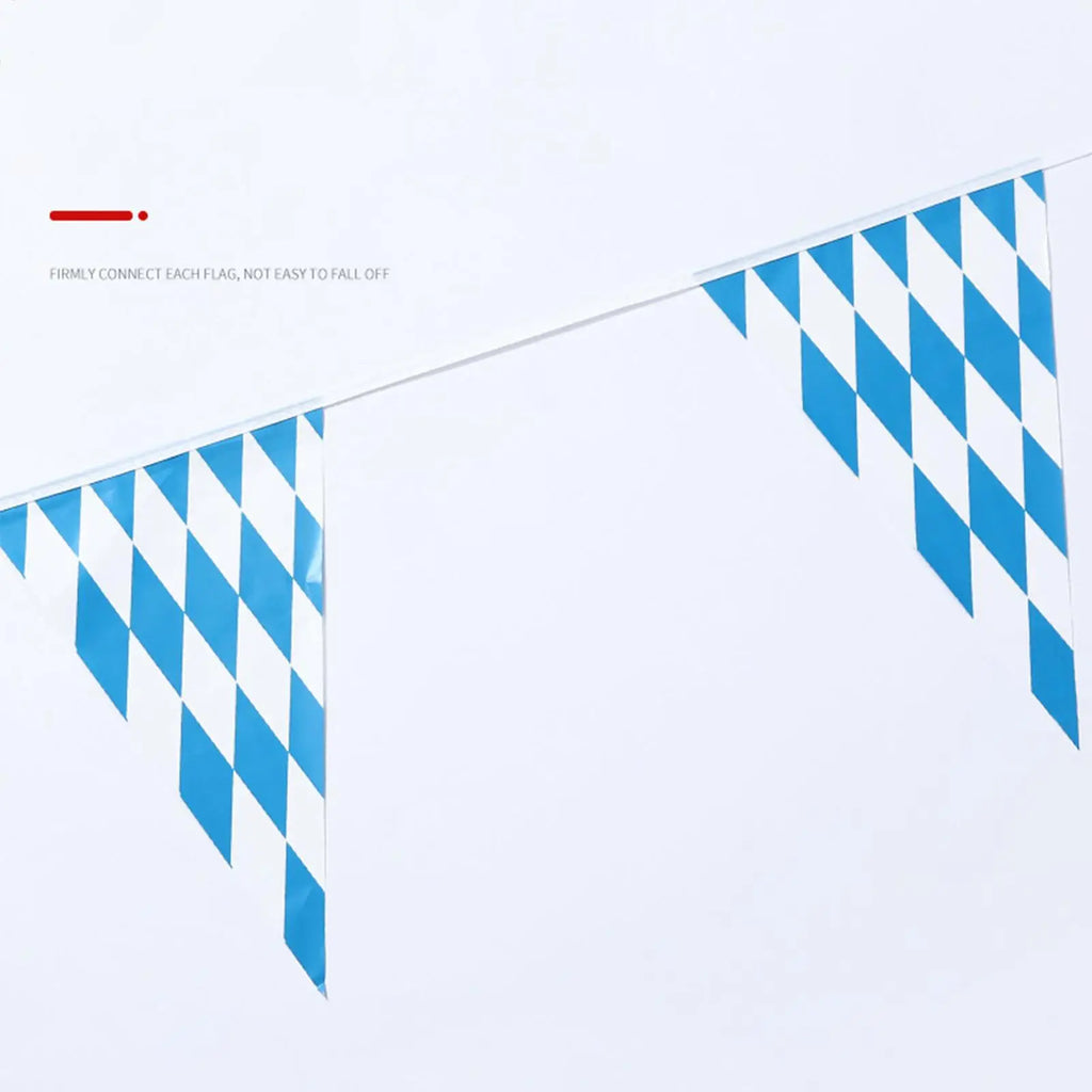 Pennant Banner Flags Flag Garland Decor 20 Pieces Bunting Banner Themed Decoration for Oktoberfest Party Home Picnic Backyard Qme