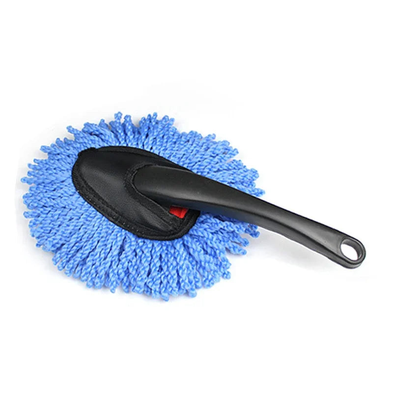 Car Dust Removal Small Duster Wipe Car Soft Brush Cleaning Brush Mini Bristle Brush Dust Removal Brush Nanofiber Car Interior Qme