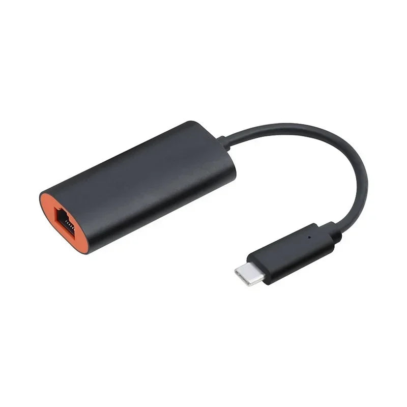 USB C Ethernet Adapter Network Card USB-C To Ethernet RJ45 Lan for MacBook Windows 7/8/10 Type C Ethernet 10/100/1000Mbps Qme