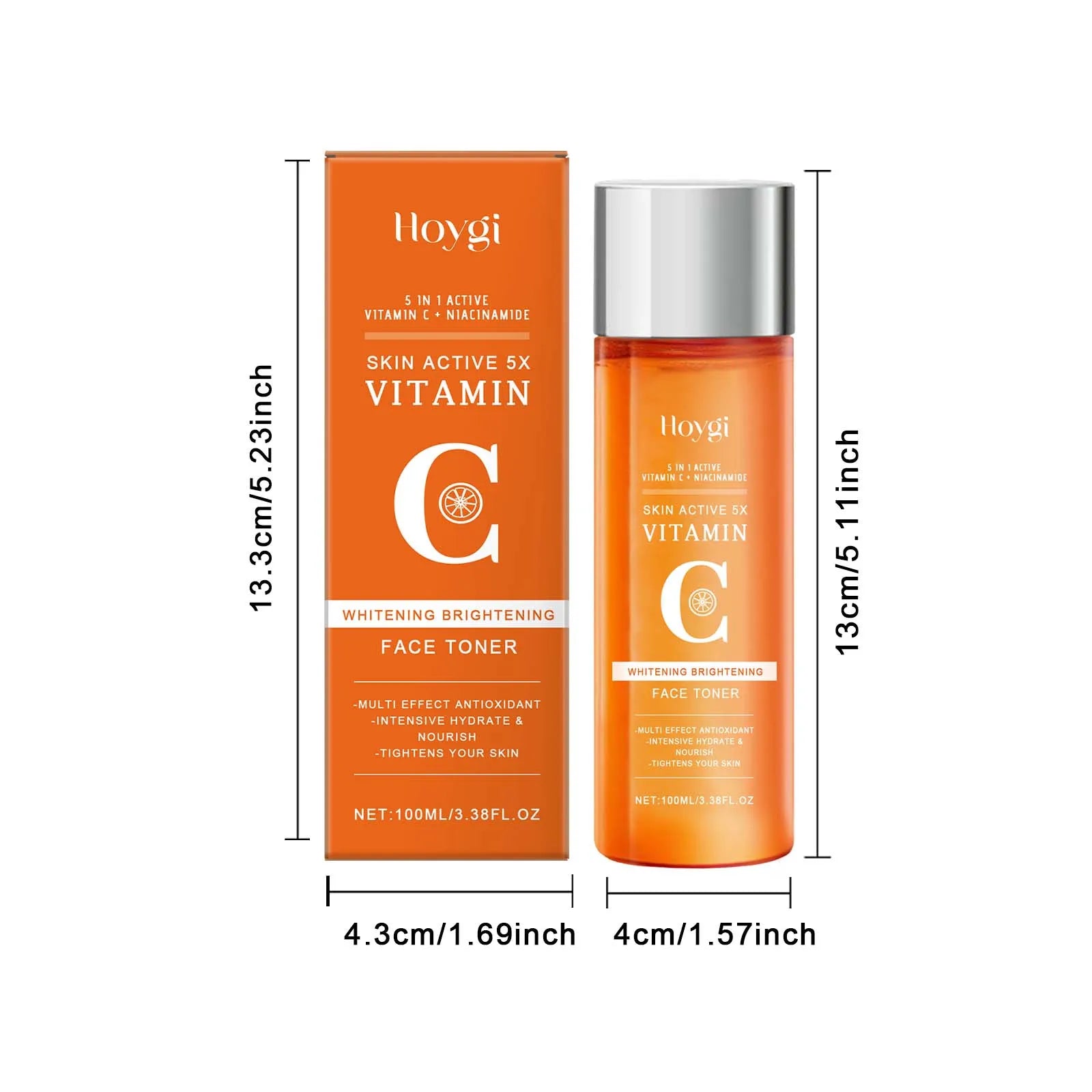 Vitamin C Hydrating Toner Moisturizing Brightening Refreshing Antioxidant Facial Essence Shrink Pores Smoothing Face Skin Care Qme