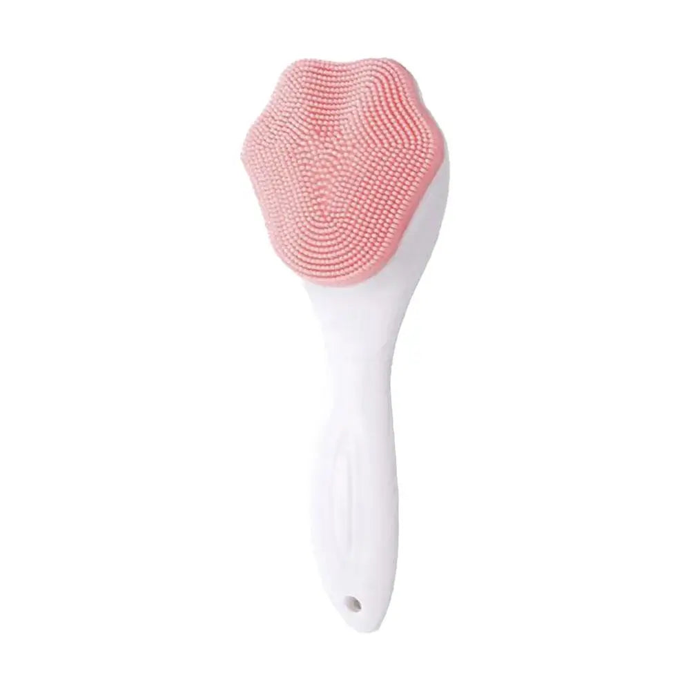 Silicone Face Scrubber Exfoliator Brush Facial Cleansing Blackhead Qme pink