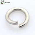 PandaHall 2000pcs Tarnish Resistant 304 Stainless Steel Open Jump Rings, Round,9x1.2mm, 17 Gauge, Inner Diameter: 6.6mm Qme Default Title