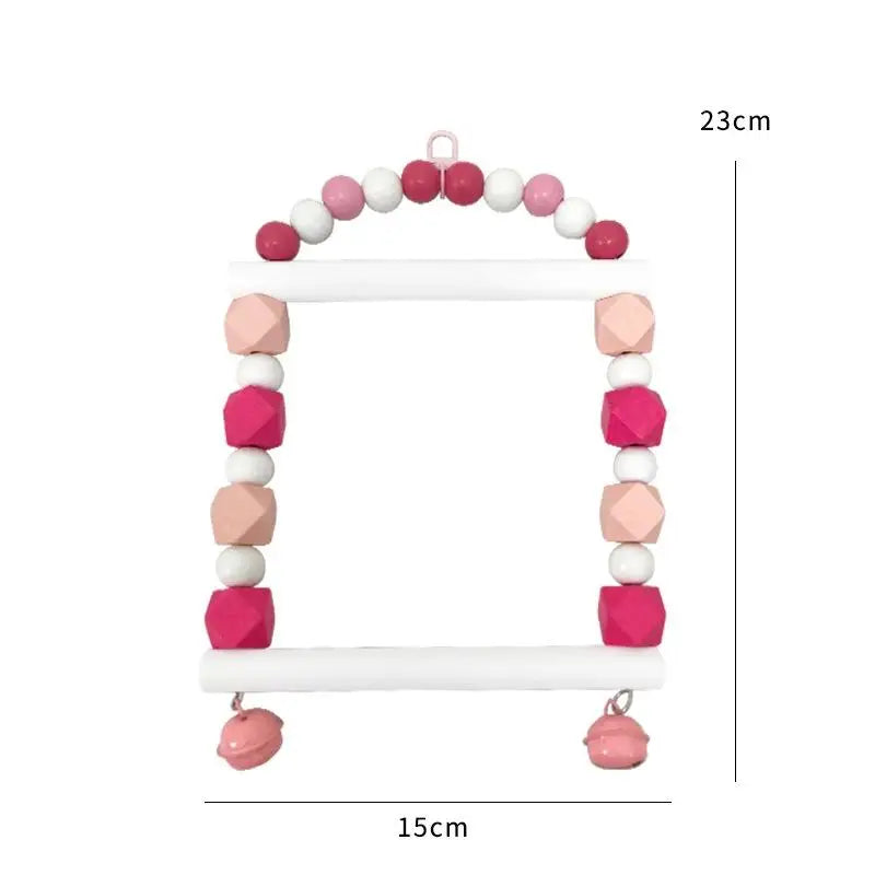 Bridge Bird Supplies Climbing Toys Cage Accessories Colorful Pet Qme A1