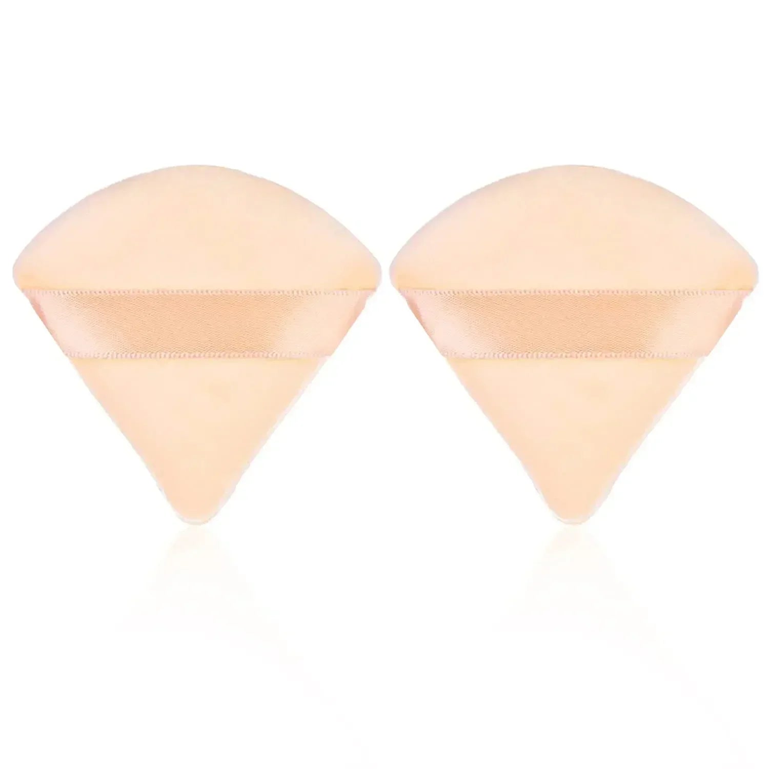  Soft Makeup Puff Hypoallergenic Precision Sponges Foundation Concealer Cruelty-free Finger Sponge Puff Beauty Makeup Tools Qme 2pcs-Skin