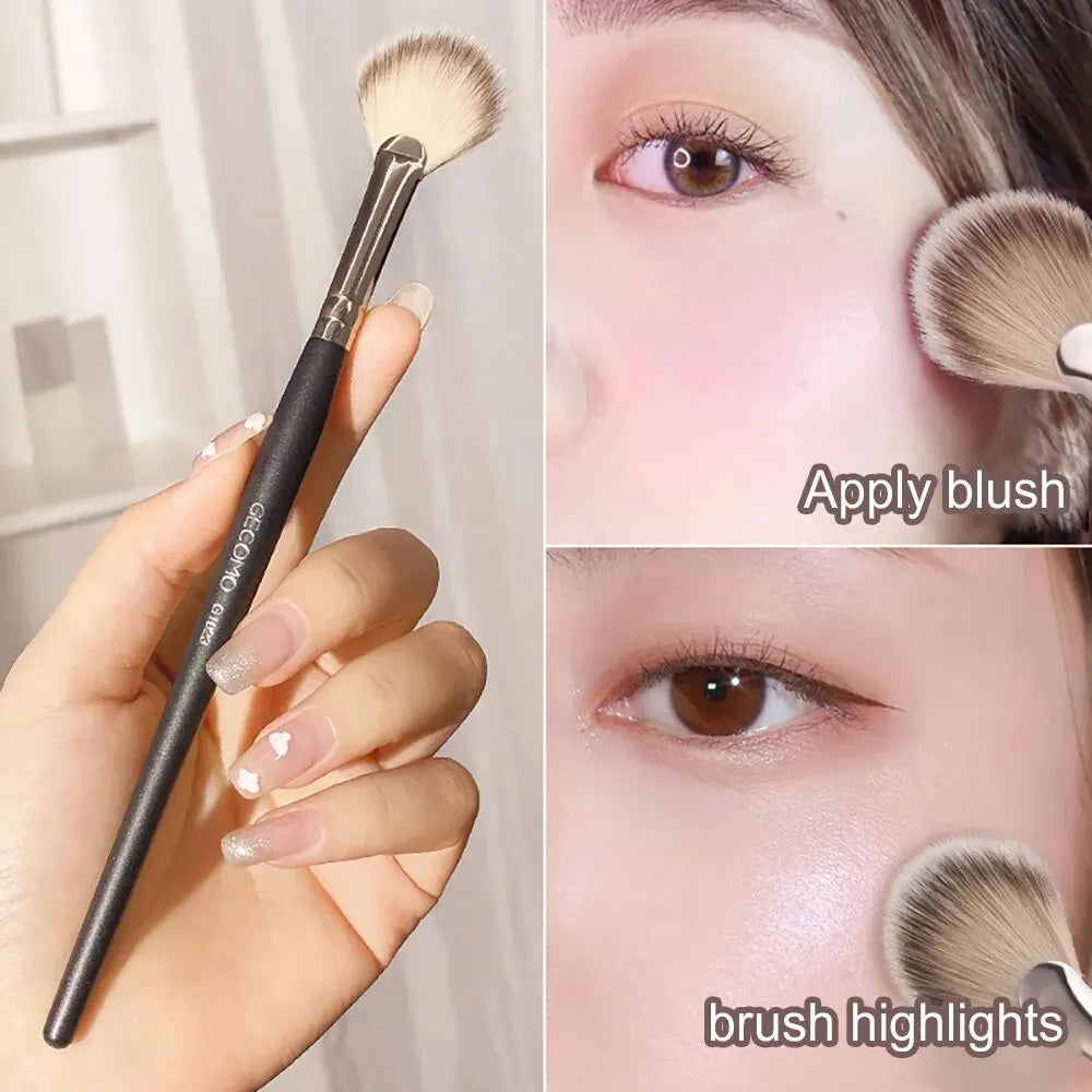 Highlighting Brush Soft Blusher Powder GECOMO Cosmetic 1 Make Up Qme