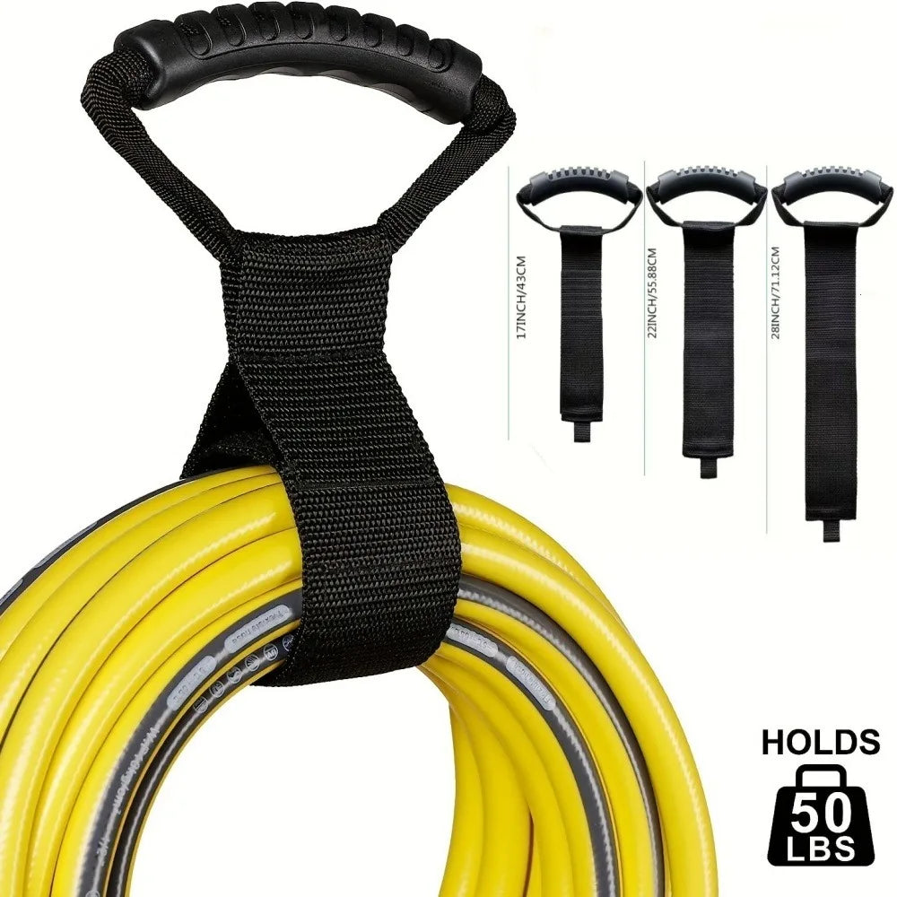 Portable Heavy-Duty Hook Storage Straps Wire Harness Device Cable Storage Storage Tape Suitable for Garden Hose Cables Storage Qme