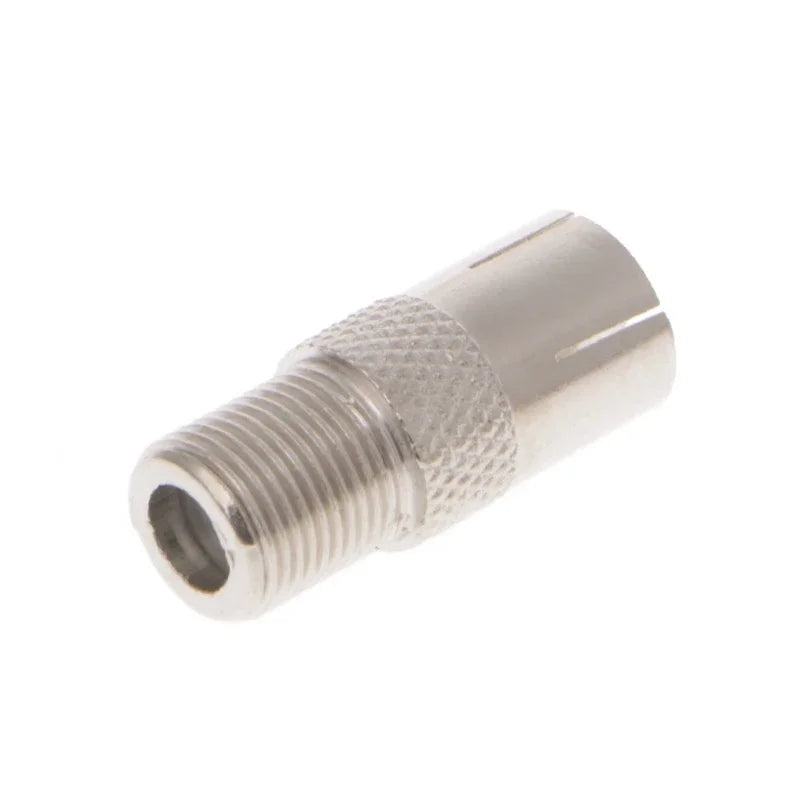 ESCAM 10pcs F female Plug to PAL Female Jack Straight RF coaxial adapter F-type connector TV Qme