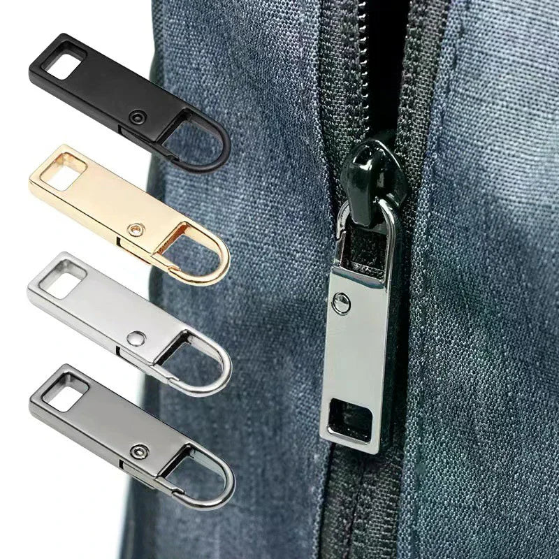 Zipper Slider Puller Replacement Removable Head Luggage Schoolbag Qme