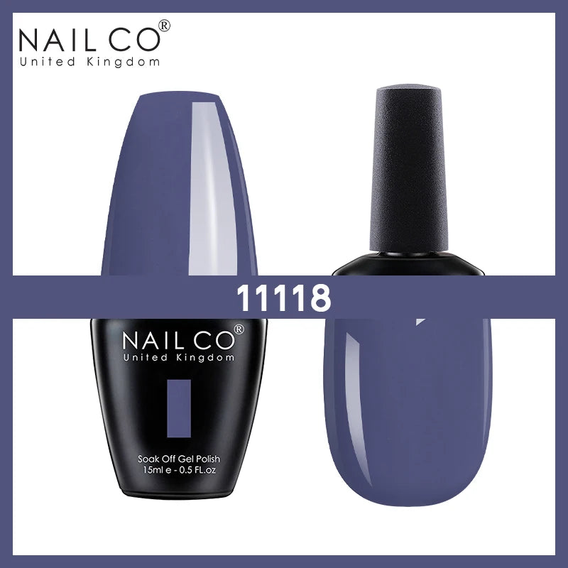 NAILCO Nude Nails Gel Nail Polish UV LED Semi-permant Varnish Hybrid
