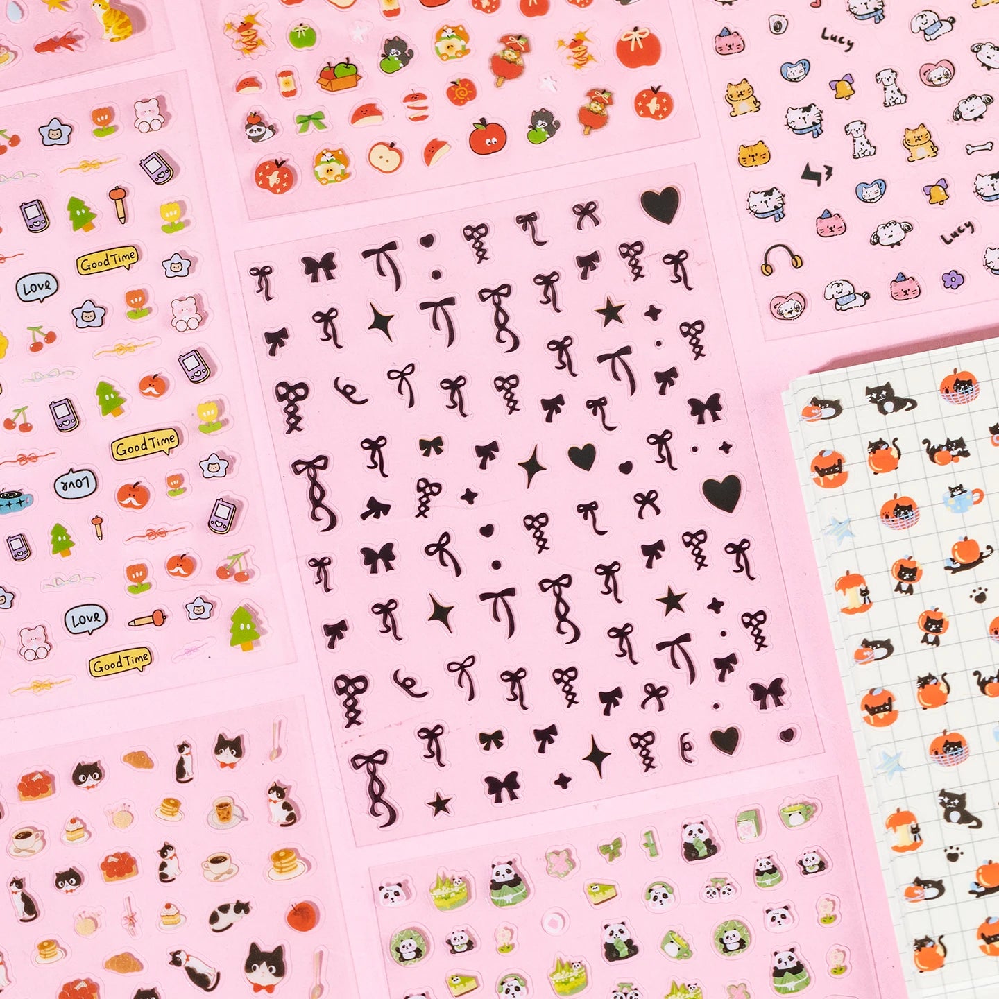 32 Pcs Kawaii Cartoon food shapes Sticker Book Cute Decorative Romantic Handbook Scrapbook Stickers Korean Stationery Supplies Qme