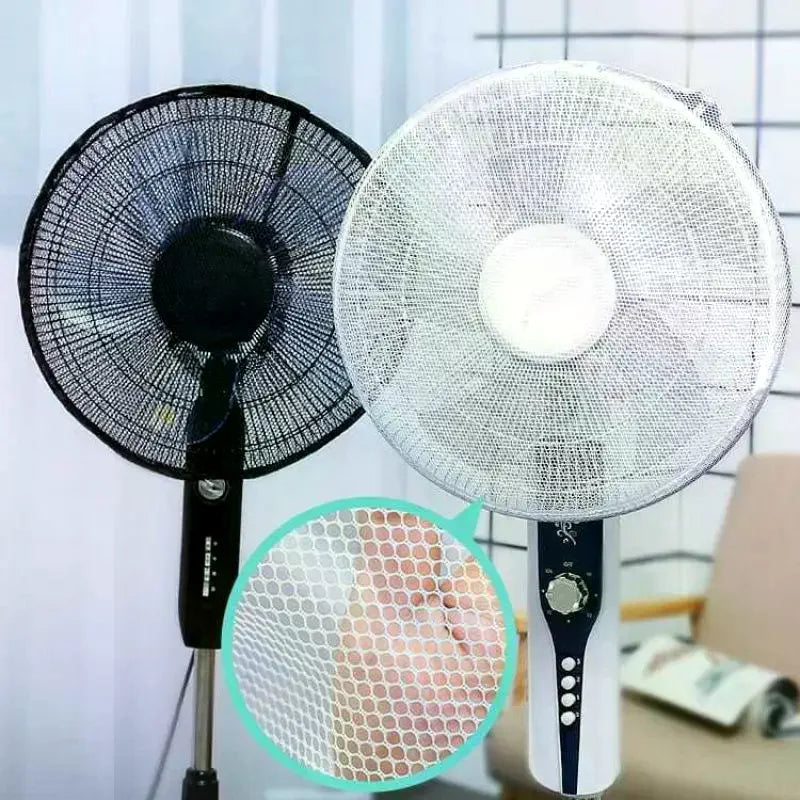 Mesh Fan Cover With Drawstring Fan Dust Cover Safety For Baby Finger Protector Kids Finger Guards Nylon Mesh Nets Summer Home Qme