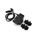 Universal Power Base Phone Navigation Bracket Power Supply Wireless Charing 12mm /22mm Roll Bar Base For BMW R1250GS ADV Qme Black