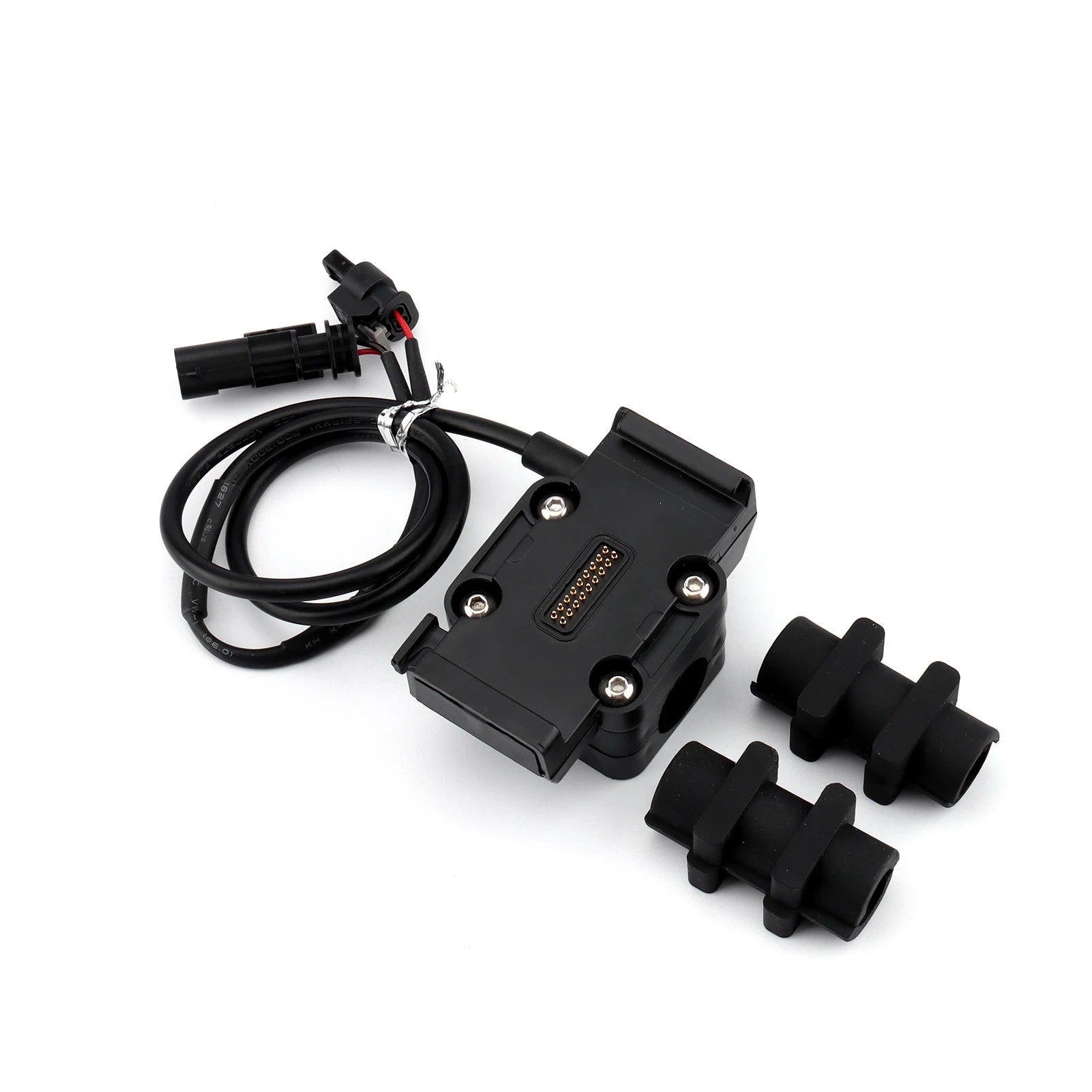 Universal Power Base Phone Navigation Bracket Power Supply Wireless Charing 12mm /22mm Roll Bar Base For BMW R1250GS ADV Qme Black