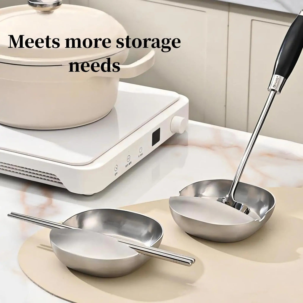 Stove Spoon Holder Self-Standing Utensils Stand Cooking Spatula Holder for Spoon Spatula Kitchen Counter Stove Cooking Home Qme
