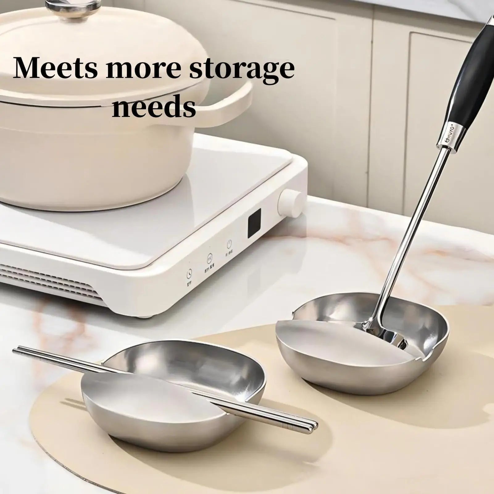 Stove Spoon Holder Self-Standing Utensils Stand Cooking Spatula Holder for Spoon Spatula Kitchen Counter Stove Cooking Home Qme
