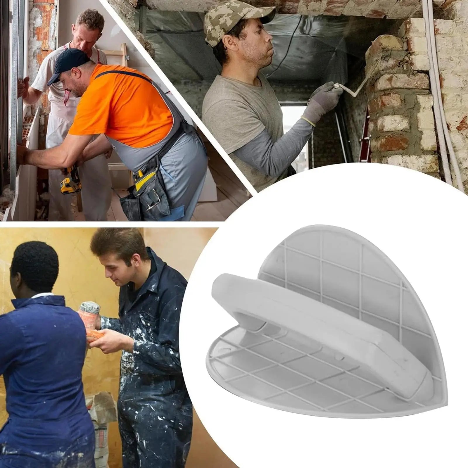 Hand Sander Self Adhesive Sandpaper Holder for Smoothing Walls Sanding Grinding Polishing Tool for Wood Furniture Metal Qme