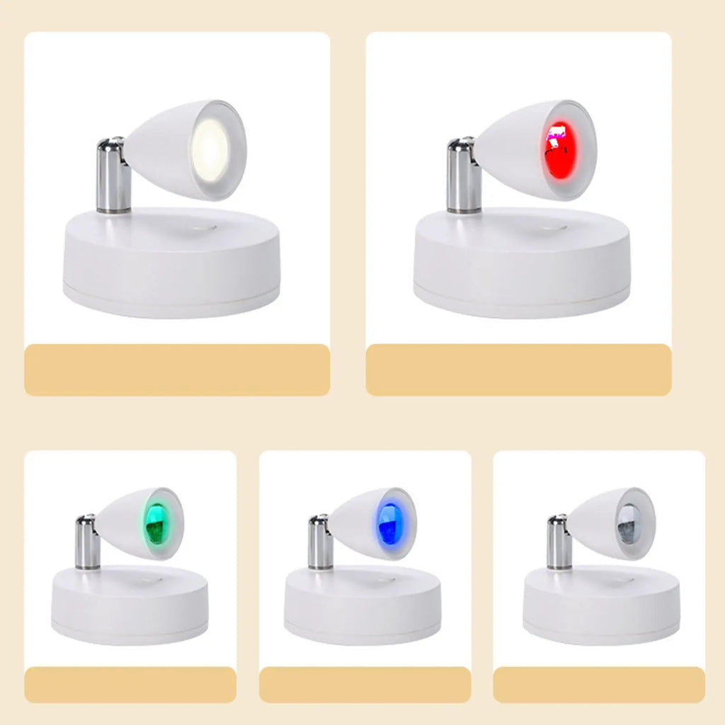 Planter Accent LED Spotlights Indoor Rechargeable Wireless Plant Qme