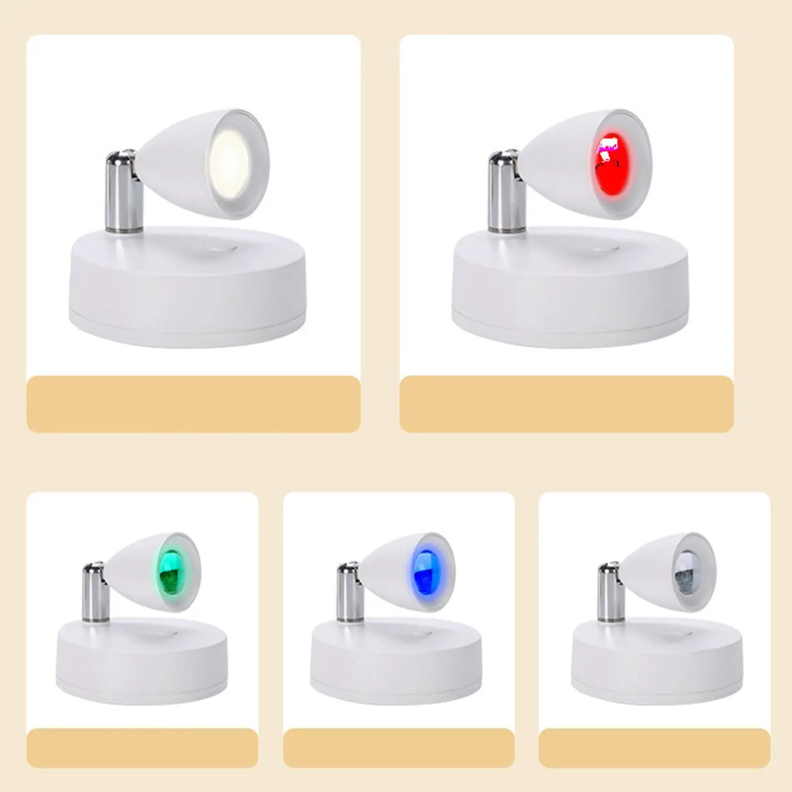 Planter Accent LED Spotlights Indoor Rechargeable Wireless Plant Qme