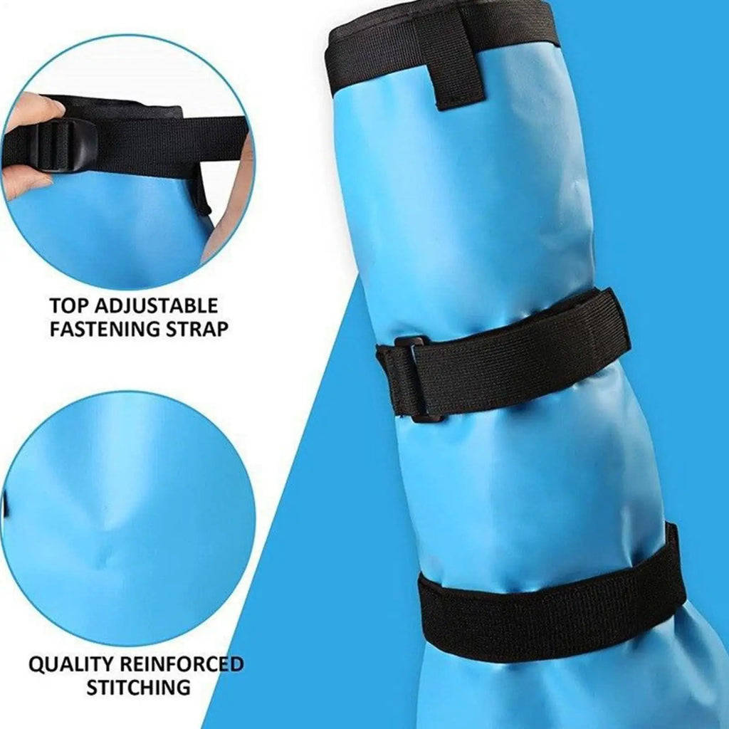 Horse Hoof Boots Hooves Care Bucket Sack with EVA Pad Hoof Soaking Bag with Straps for Stable Pasture Farm Ranch Daily Care Show Qme