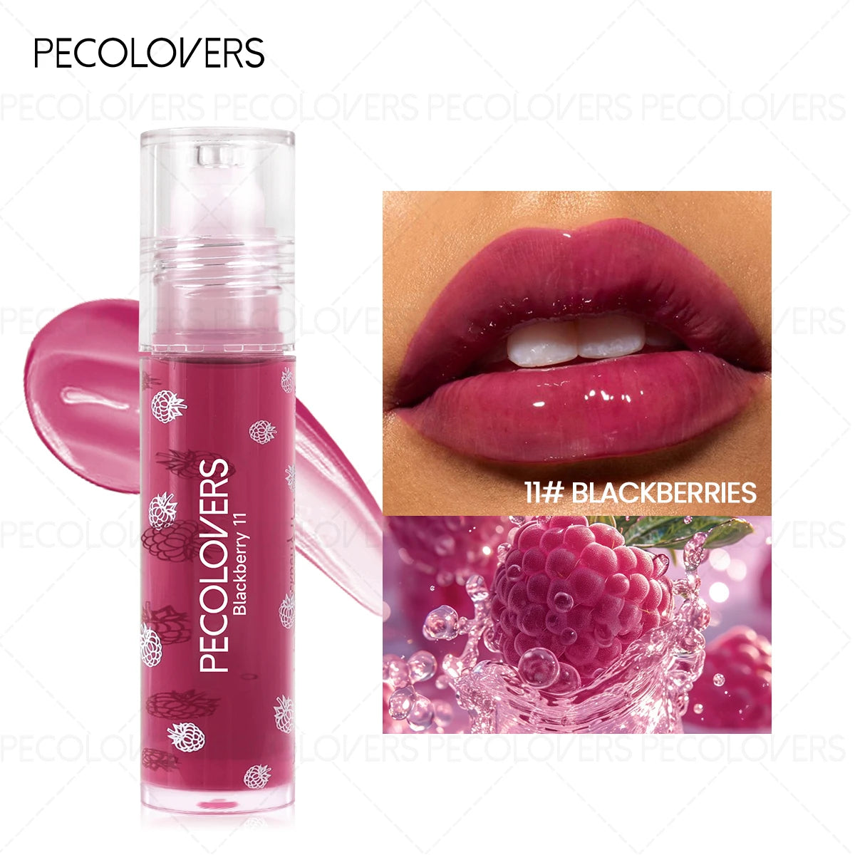 Clear Fruit Flavor Roll-on Lip Oil Moisturizing Hydrating Repair Qme 11
