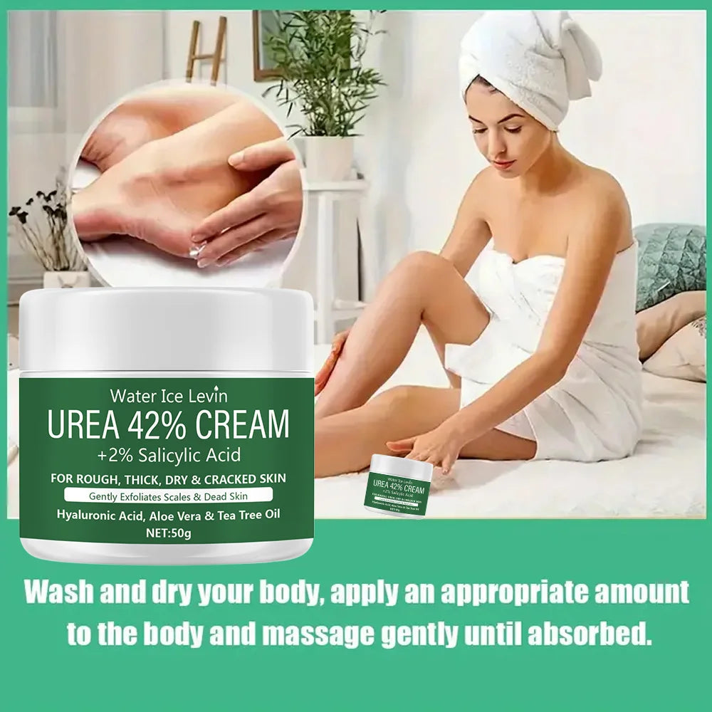 New 42% Urea Cream + 2% Salicylic acid Foot and hand Moisturizer, deep moisturizer and Nourishing moisturizer Qme