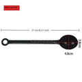 Baking Tools Measuring Spoon Non-slip Long Handle Coffee Black Scoop Qme Black L