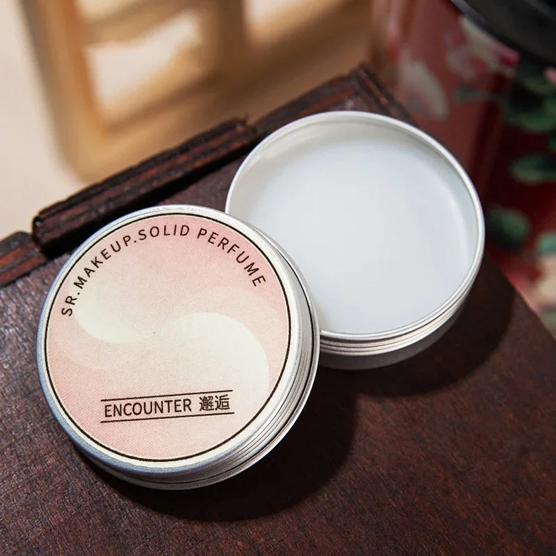 Woman Lavender Solid Perfume Portable Solid Balm Fresh Elegant Long-lasting Fragrances Cream Plant Flower Body Aroma Deodorants Qme ENCOUNTER