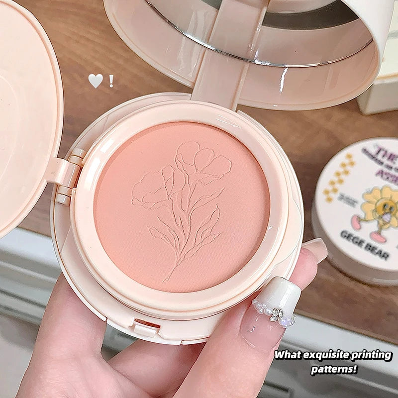 2-in-1 Double Layer Cushion Foundation Pressed Powder Natural Lasting Qme