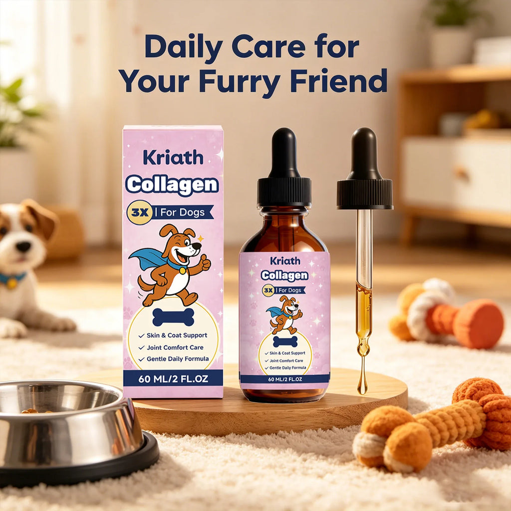 Dog Collagen Liquid Drops Enhance Joint Flexibility Strengthen Bone Improve Skin Condition Gentle Pet Daily Nutrients Supplement Qme