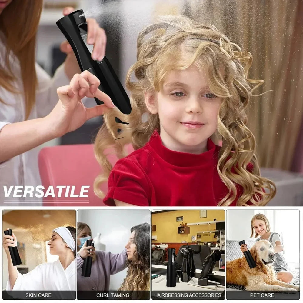 High Pressure Water Can Water Spray Bottle Barber Shampoo Mist Water Spray Bottle Portable Beard Hair Salon Styling Accessories Qme