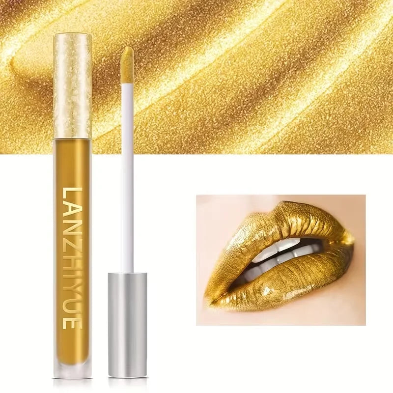 2-in-1 Liquid Eyeshadow Lip Gloss Mermaid Pearlescent Shimmer Qme