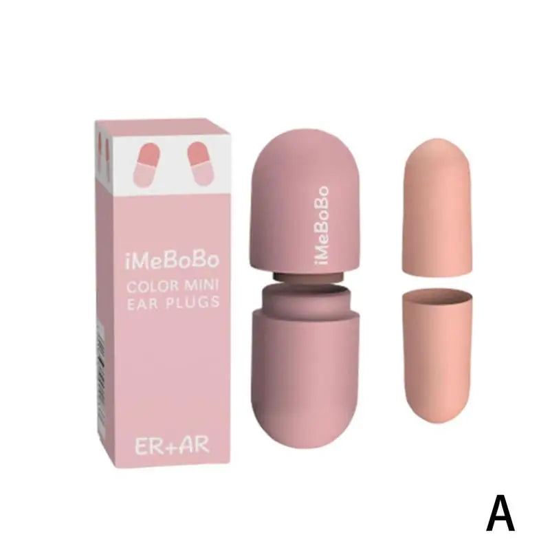 Lipstick noise cancelling earplugs, sponge earplugs, sleep snoring memory foam, sleep silent, student dormitory Qme AD01-0037-Pk 10pcs