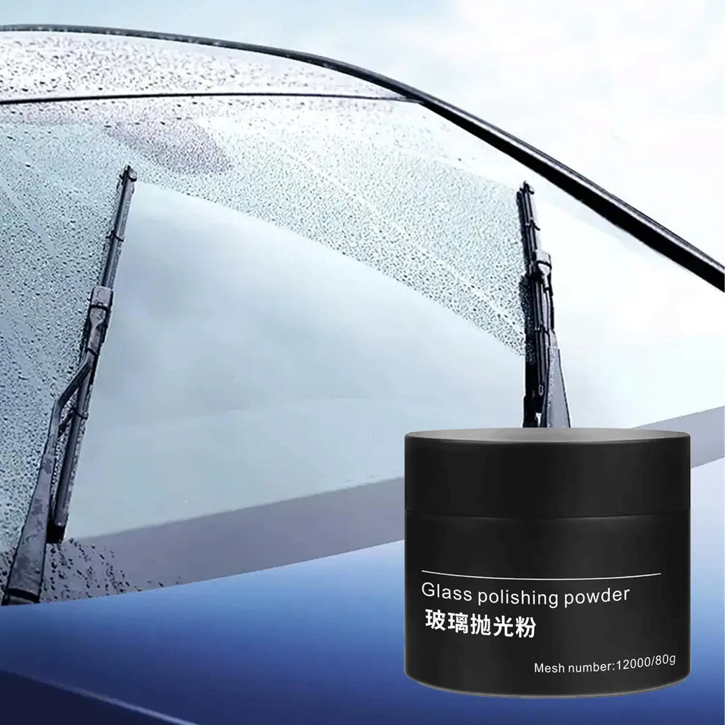 Hot Glass Polishs Powder 80g Automotive Glass Polishing Powder Car Window Scratches Removal Oil Film Powder For Trucks Repair Qme