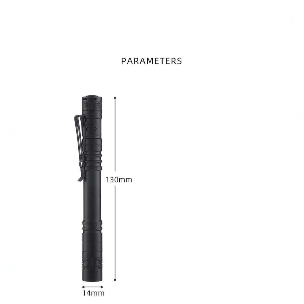UV Black Light Flashlight Pen Light with Clip Flashlight for Hotel Inspection Dry Stain and Bed Home Outdoor Emergency Lights Qme