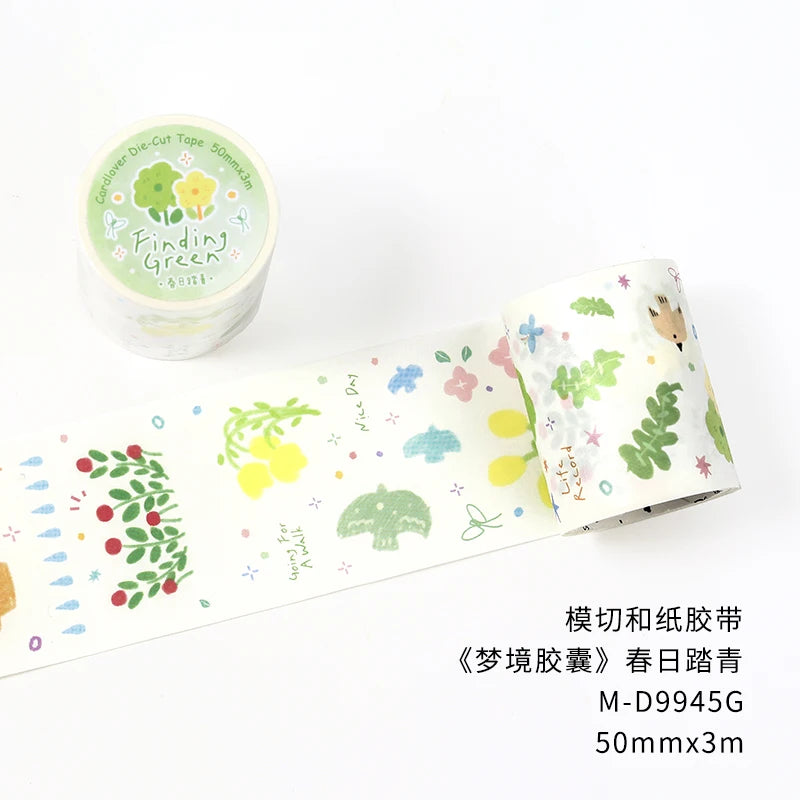 5x300cm Creative Fruit Dream Washi Tape for Collage Junk Journal Scrapbooking diy Card Decoration Masking Tapes Stickers Qme B2