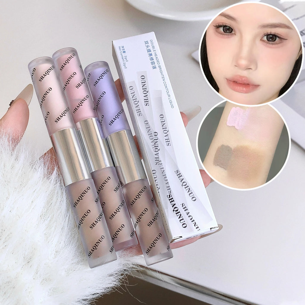 SHAQINUO Double-ended Liquid Contouring Highlighter Shadower One Qme