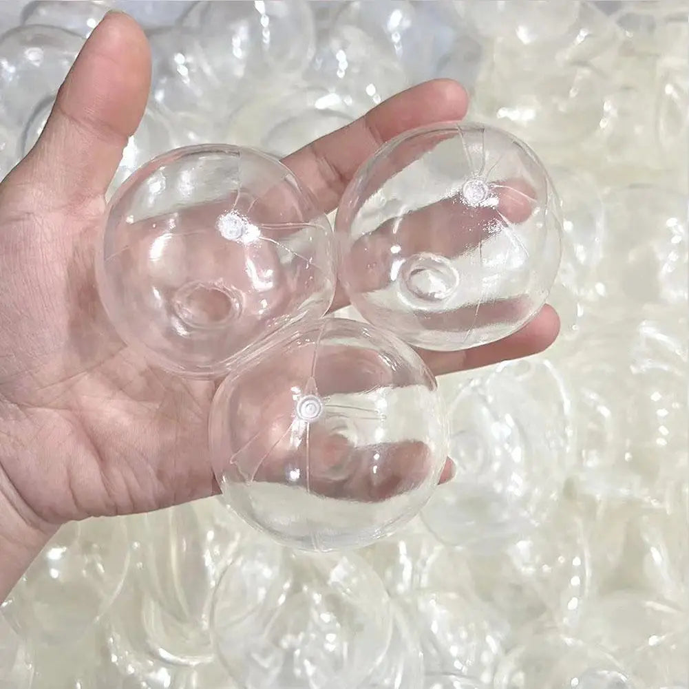 DIY Empty Ball Shell for Handmade Squishy Toy Clear Soft Rubber Skin for Maltose Squeeze Ball Creative Stress Relief Toy Qme