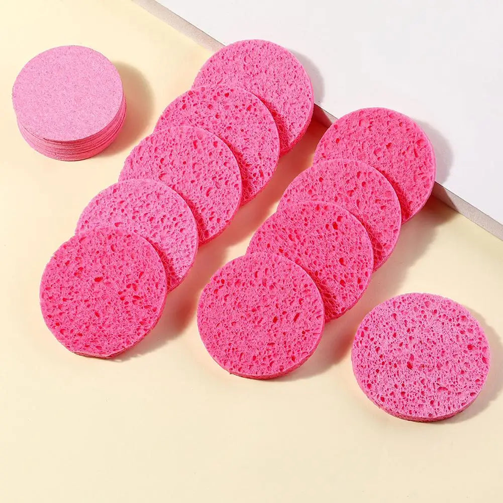 Compressed Facial Sponges Cosmetic Hydrotherapy Sponge Spa Face Pads Qme